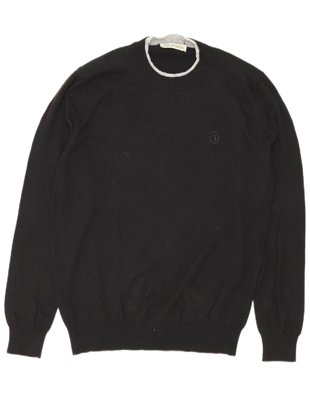 Maglia Trussardi Uomo Girocollo XL Nera in Poliammide