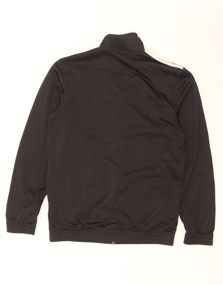 Giacca da ginnastica da uomo Adidas Large nera in poliestere