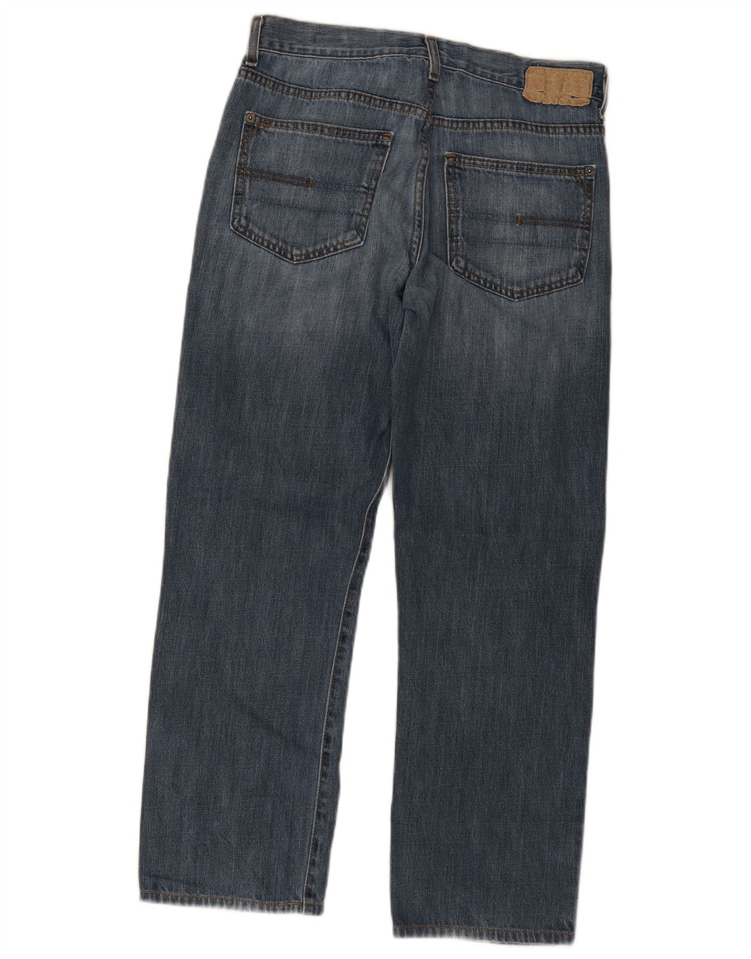 Jeans dritti da donna Calvin Klein W30 L30 cotone blu