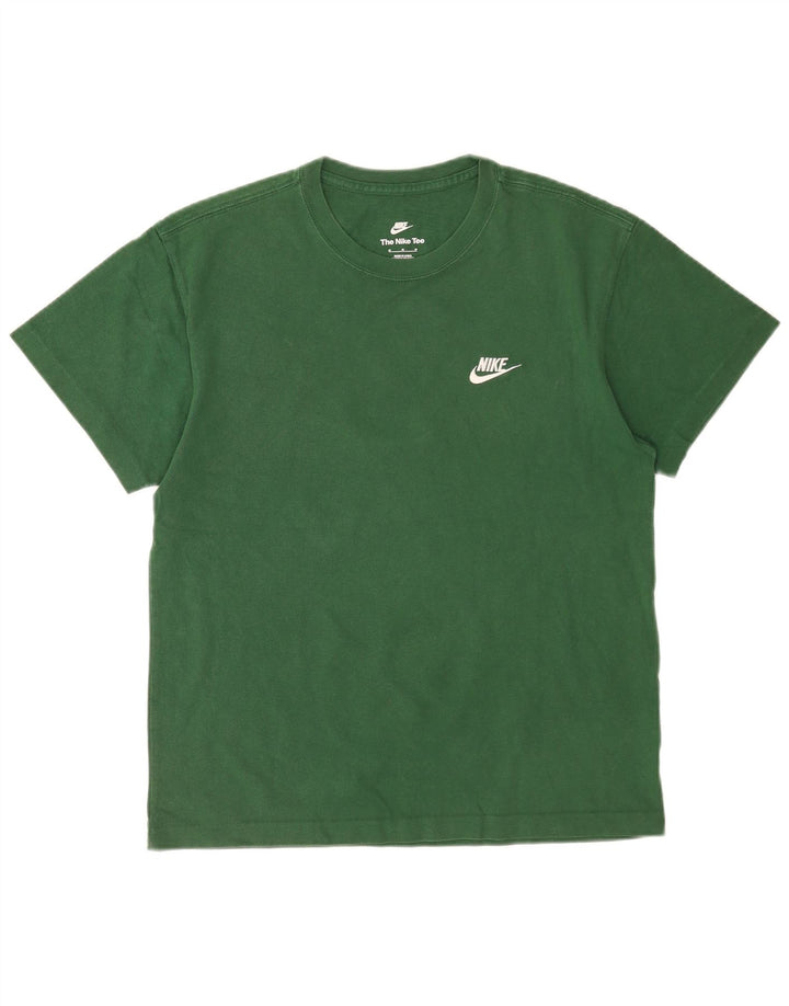 T-shirt grafica da uomo Nike Top in cotone verde medio