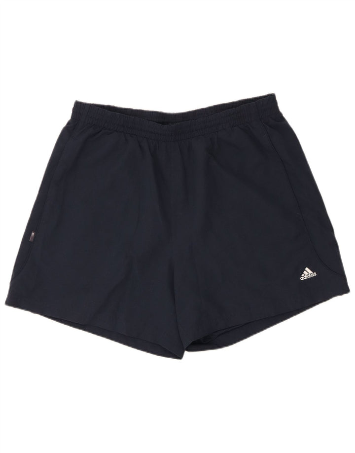 Pantaloncini sportivi da uomo Adidas XL blu navy in poliestere