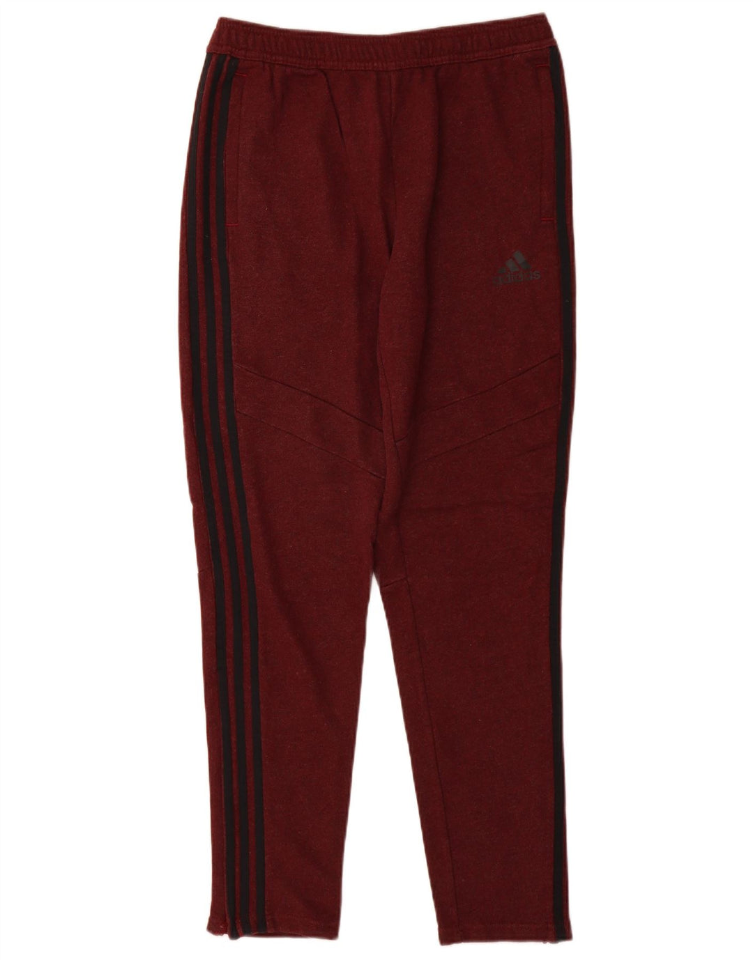 Pantaloni della tuta ADIDAS da bambino 15-16 anni in cotone bordeaux