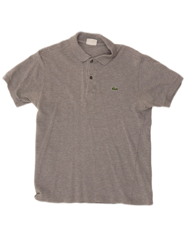 Polo da uomo LACOSTE taglia 3 piccola in cotone grigio