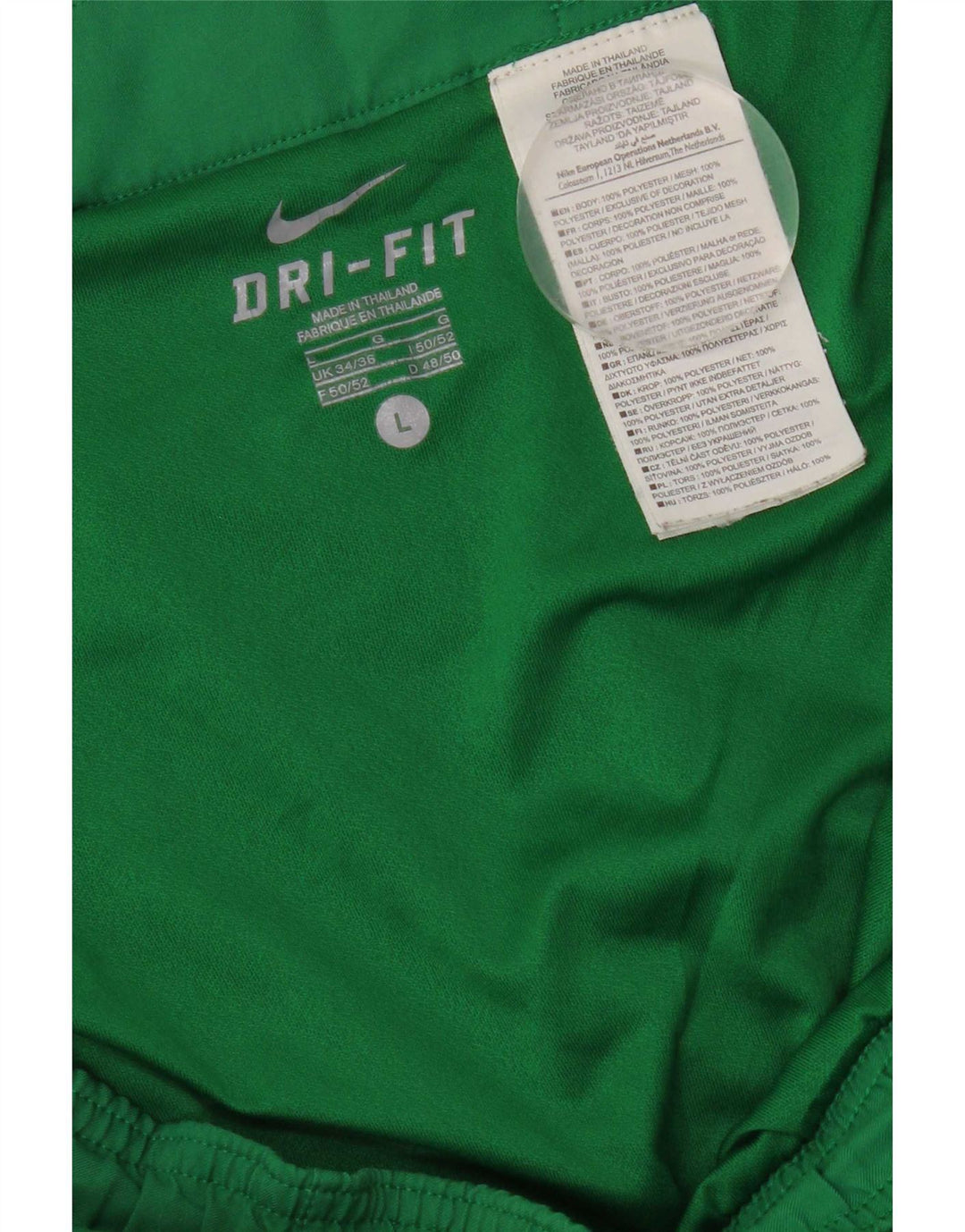 Pantaloncini sportivi da uomo Nike Portogallo, grandi, in poliestere verde