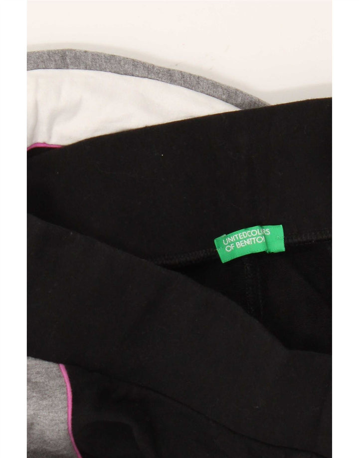 Leggings grafici da donna Benetton UK 14 Medium Black Colourblock
