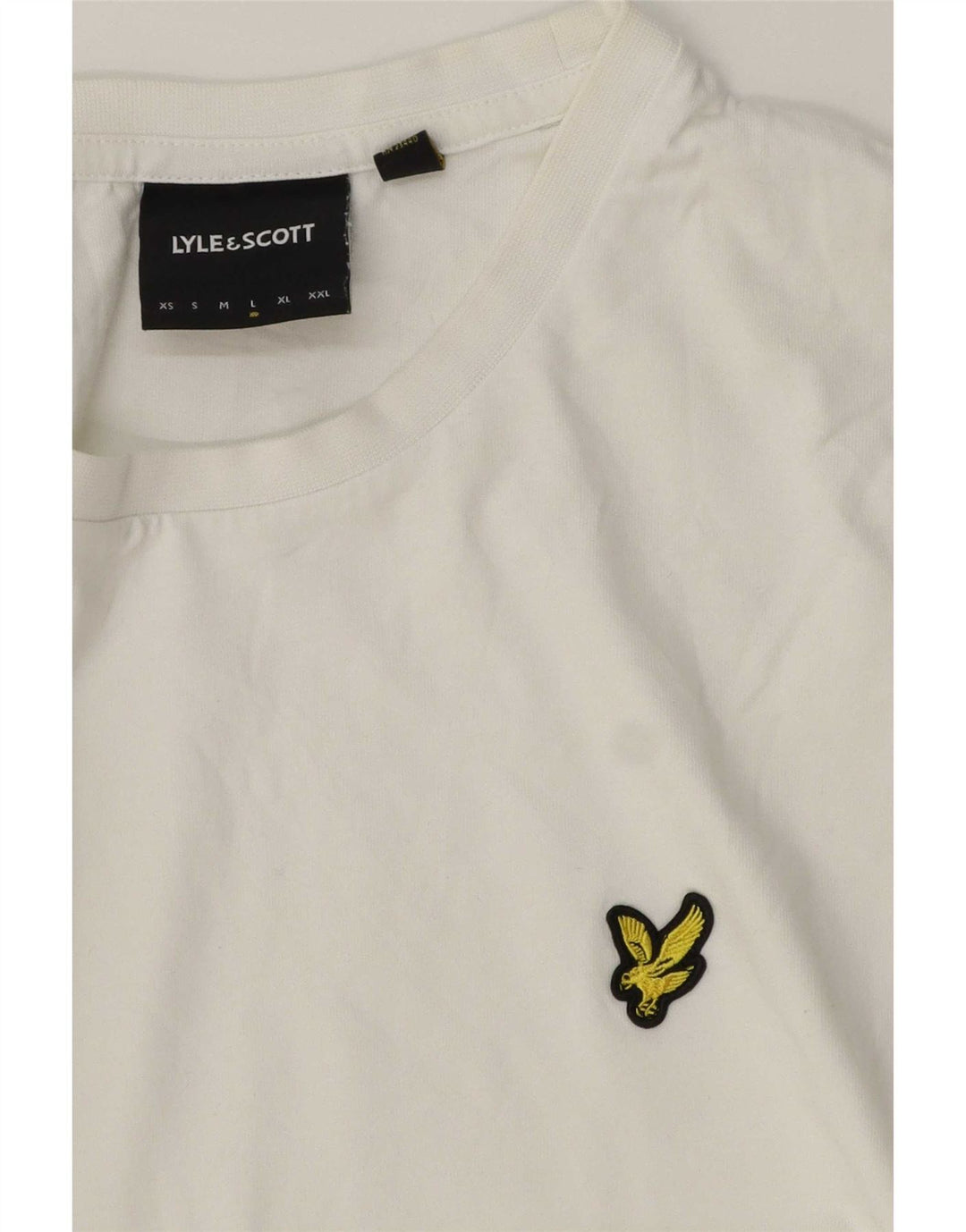 T-shirt da uomo Lyle & Scott grande bianca