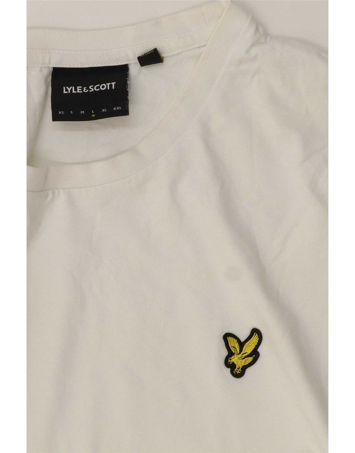 T-shirt da uomo Lyle & Scott grande bianca