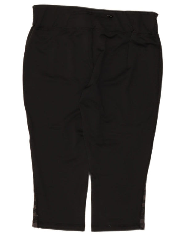 Leggings Capri grafici da donna Diadora UK 14 Large Nero geometrico