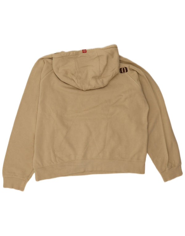 Maglione con cappuccio oversize con grafica da donna Animal UK 16 Large in cotone beige