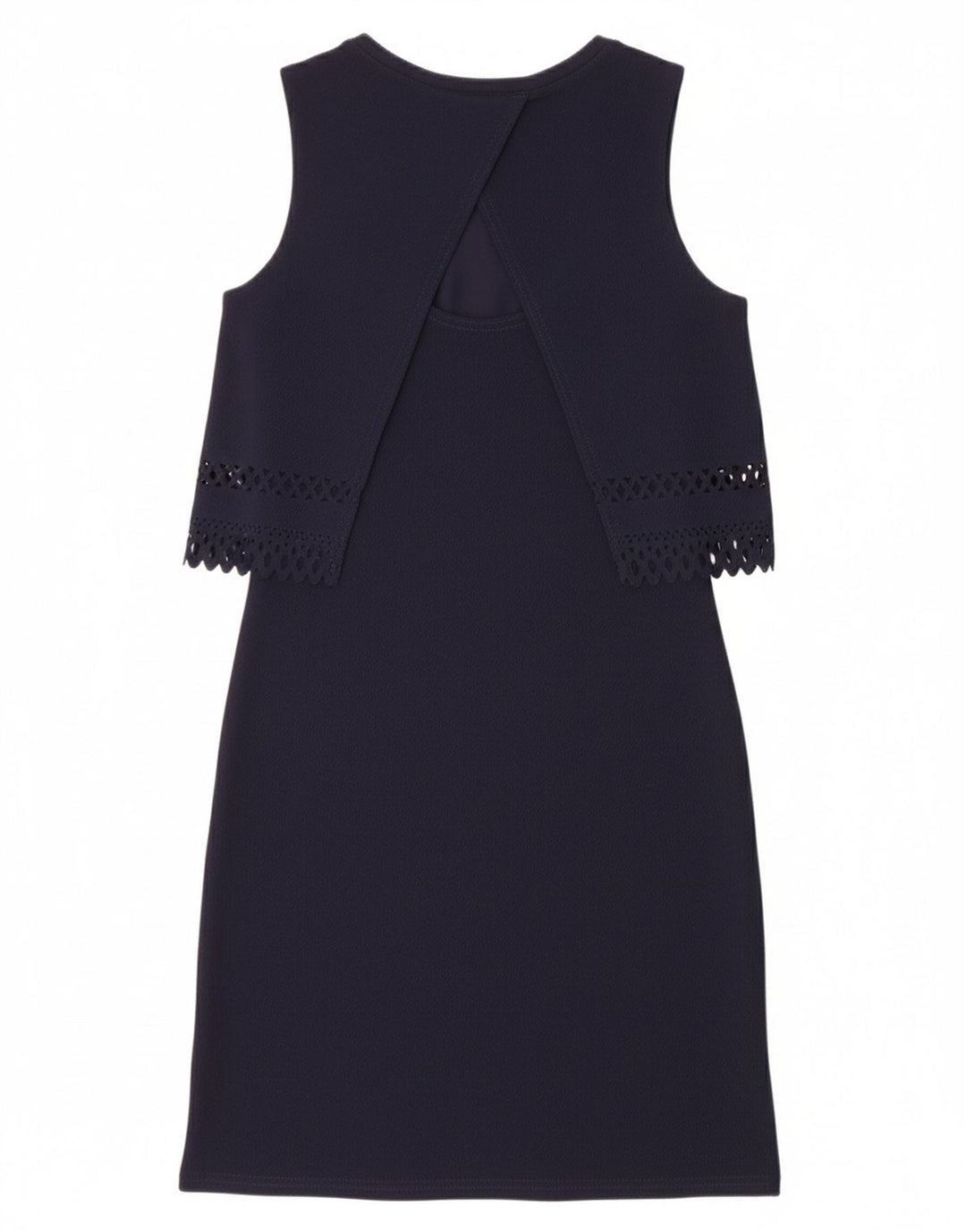 MISS SELFRIDGE Womens Sleeveless Shift Dress UK 8 Small Navy Blue