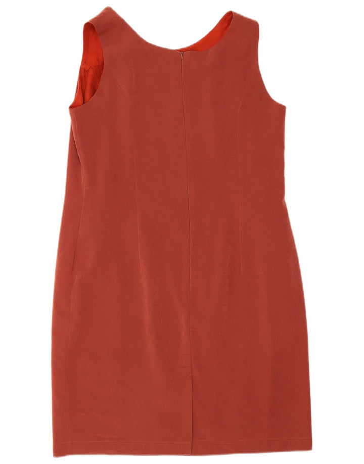 Set da donna vintage a 1 bottone e 2 pezzi, UK 16, grande, in poliestere bordeaux