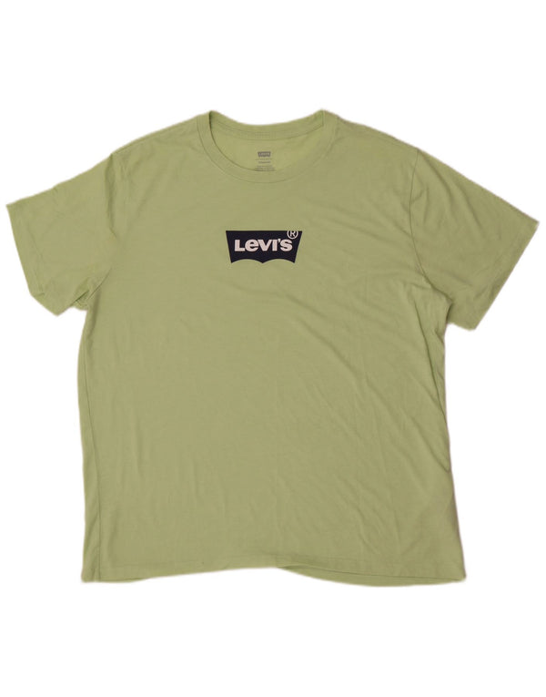 T-shirt grafica standard da uomo Levi's Top XL verde poliestere