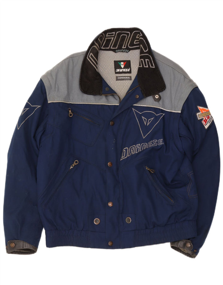 Giacca Dainese Graphic Racer da uomo taglia 54 Large Blu Navy Colourblock