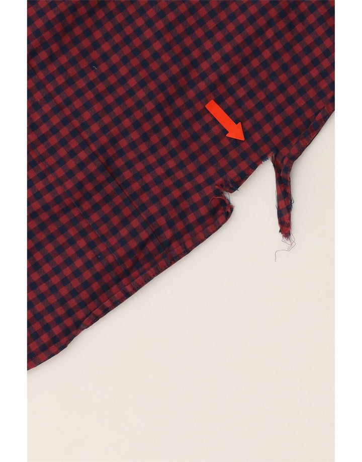 BEN SHERMAN Mens Shirt Large Red Gingham Vintage Ben Sherman and Second-Hand Ben Sherman from Messina Hembry 