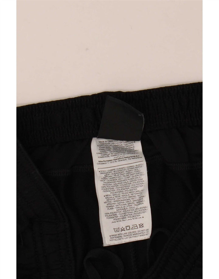 Pantaloni da tuta Nike Dri Fit da uomo, poliestere color block medio nero