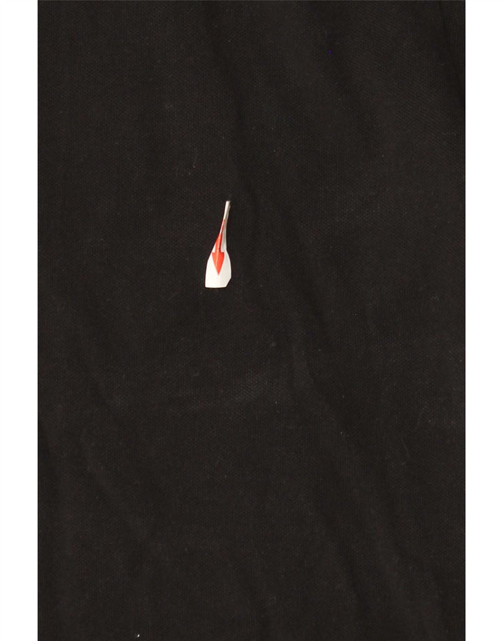 Polo da uomo Jack & Jones grande in cotone nero