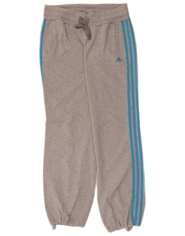 Pantaloni da tuta da donna Adidas Joggers UK 8/10 Small Cotone grigio