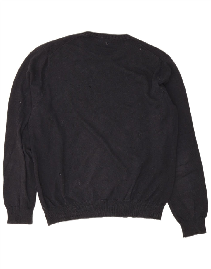 Maglione maglione girocollo da uomo Sun68 grande cotone nero
