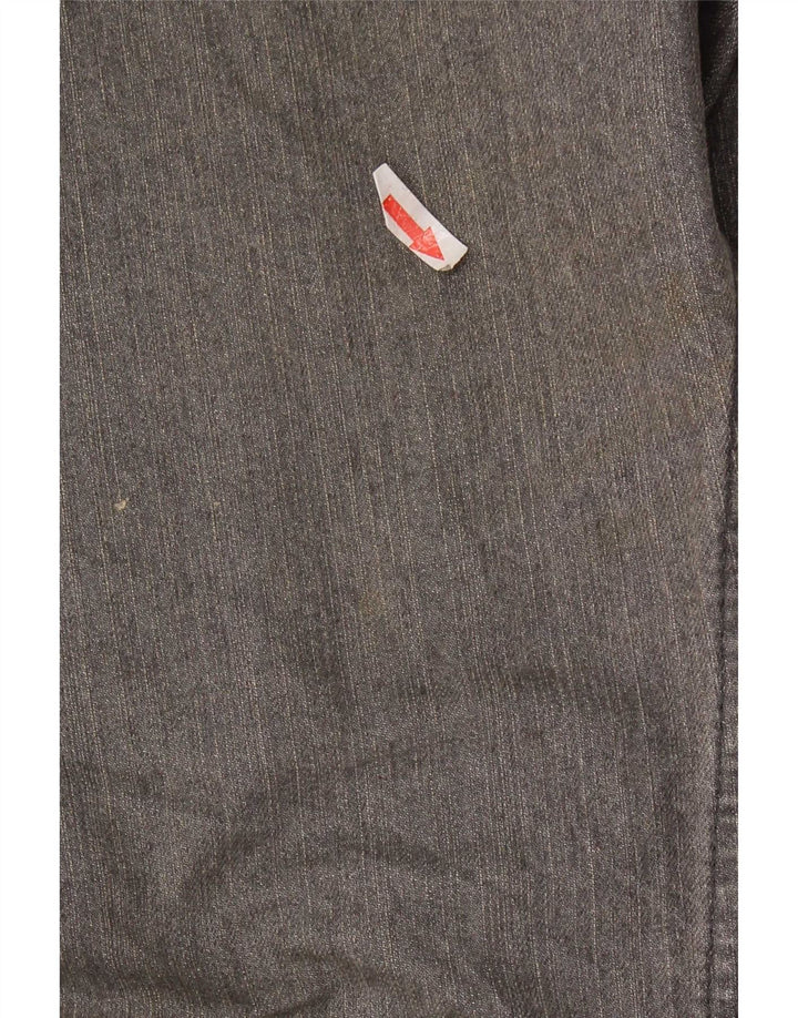 Jeans dritti regolari da donna Marks & Spencer W36 L33 cotone grigio