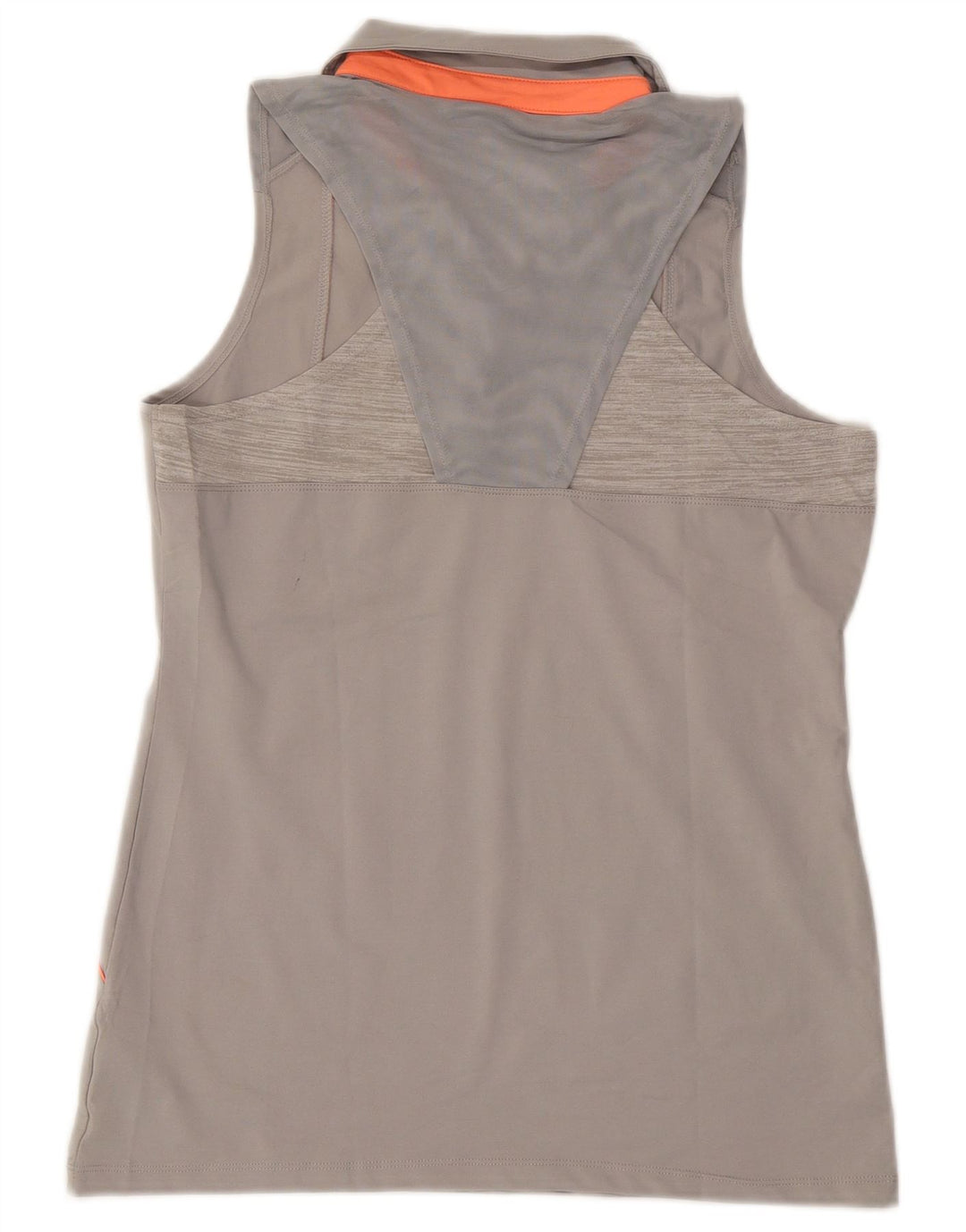 Polo senza maniche REEBOK da donna UK 14 Large Grigio Poliestere