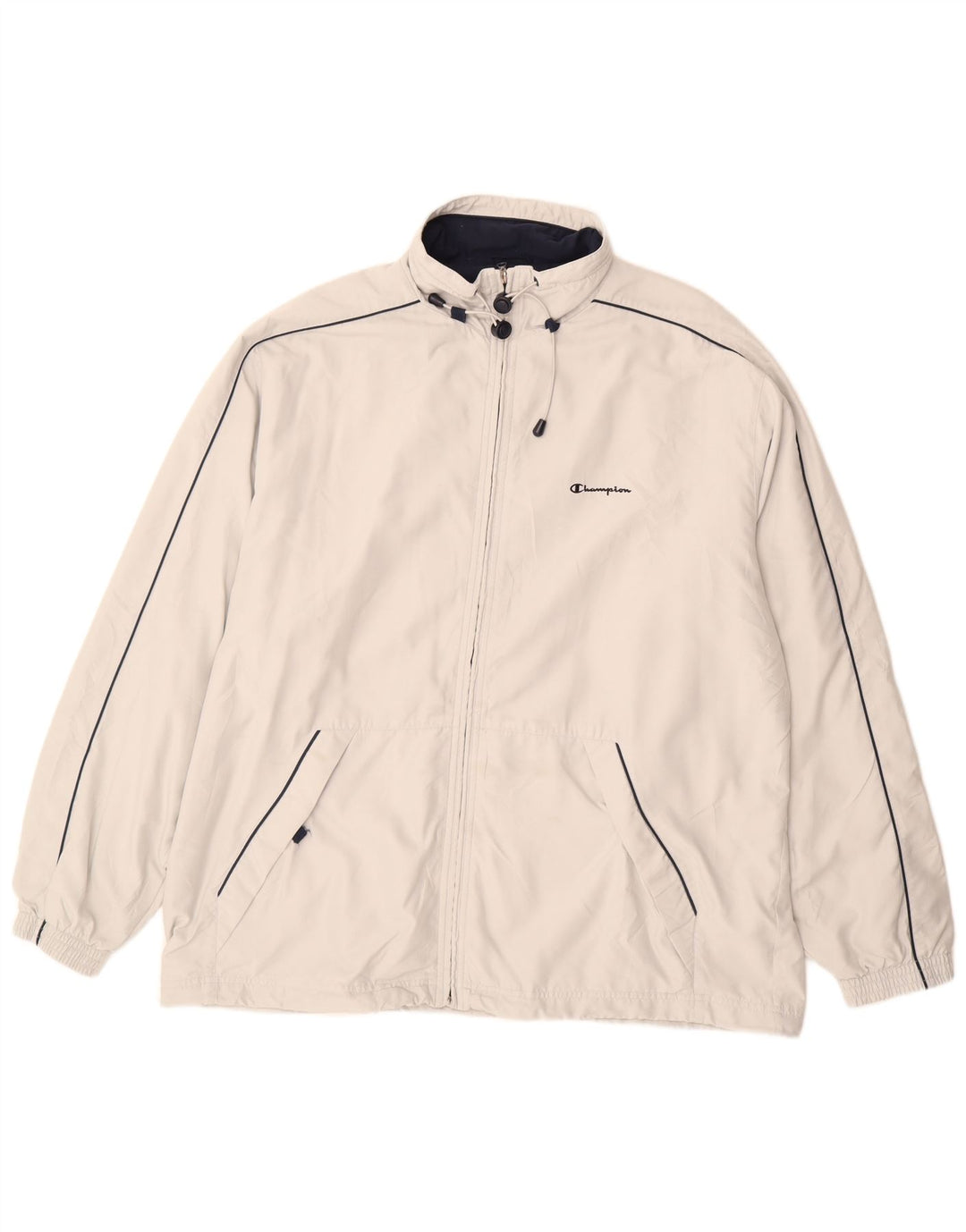 CHAMPION Mens Rain Jacket UK 44 2XL White