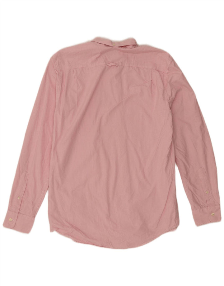 Camicia da uomo Jack Wills in cotone gessato rosa medio