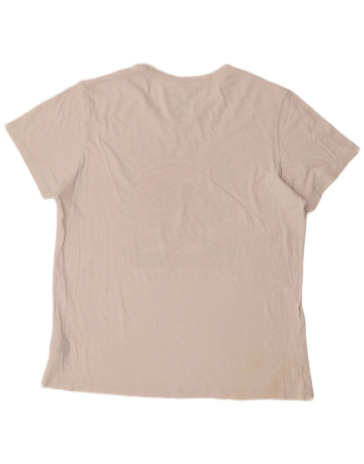 T-shirt grafica da uomo True Religion Top grande in cotone bianco