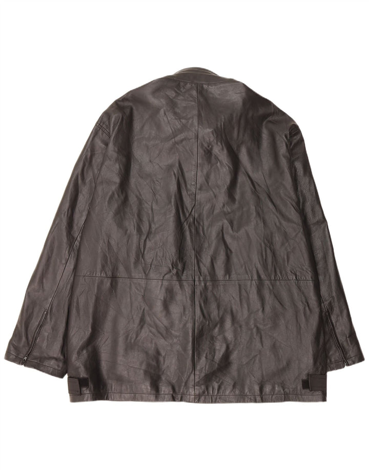 Giacca in Pelle Uomo CONBIPEL IT 54 2XL Pelle Nera