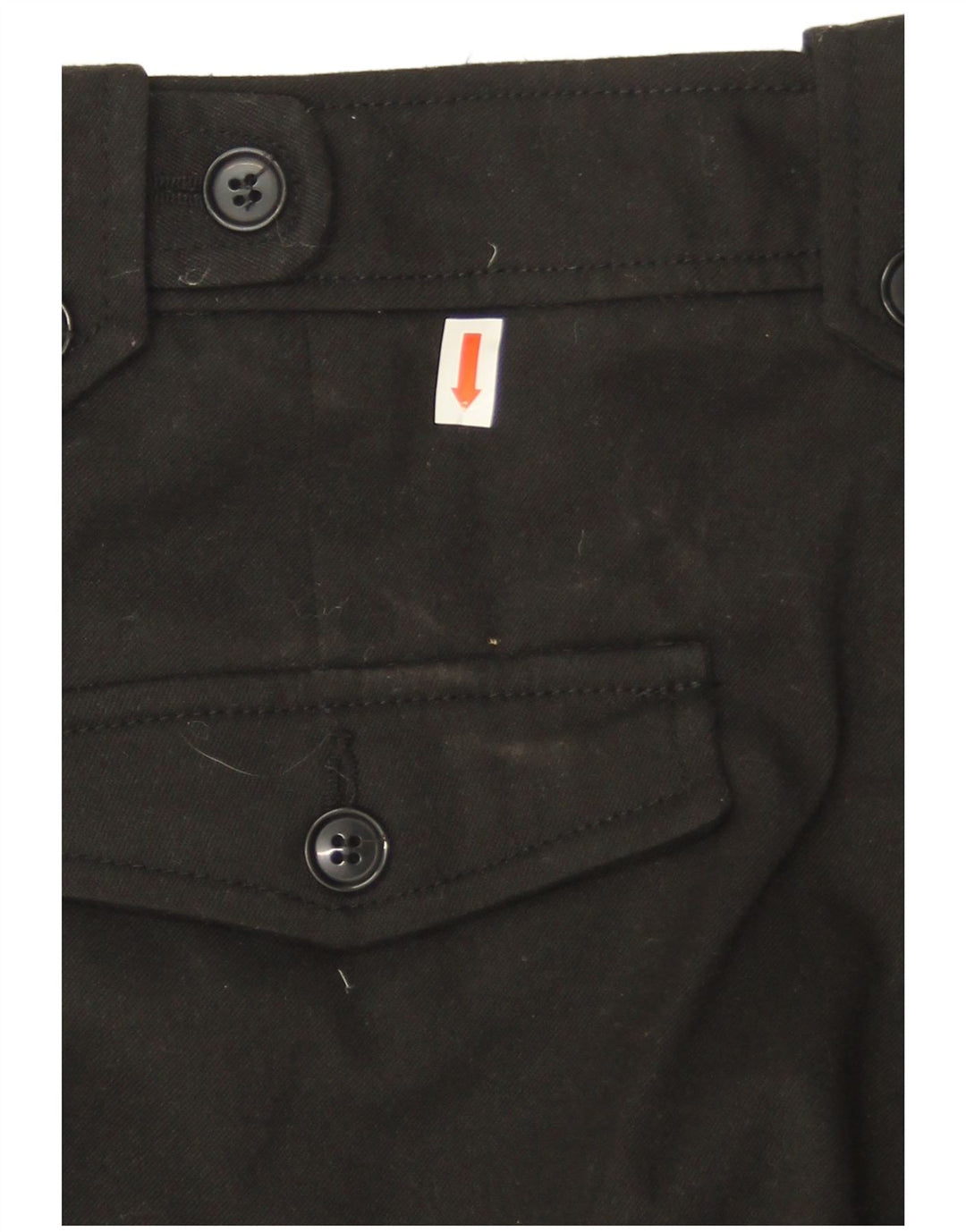 Pantaloni da abito dritti da donna French Connection UK 12 medi W32 L32 neri