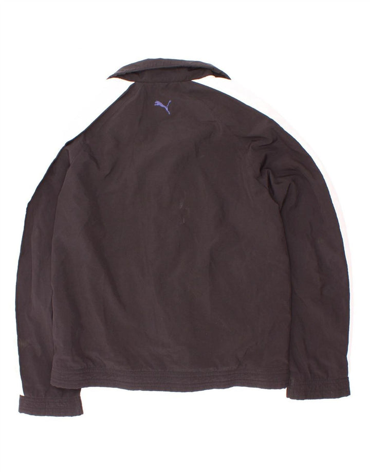 Giacca da tuta grafica da ragazzo Puma 9-10 anni Colorblock nera