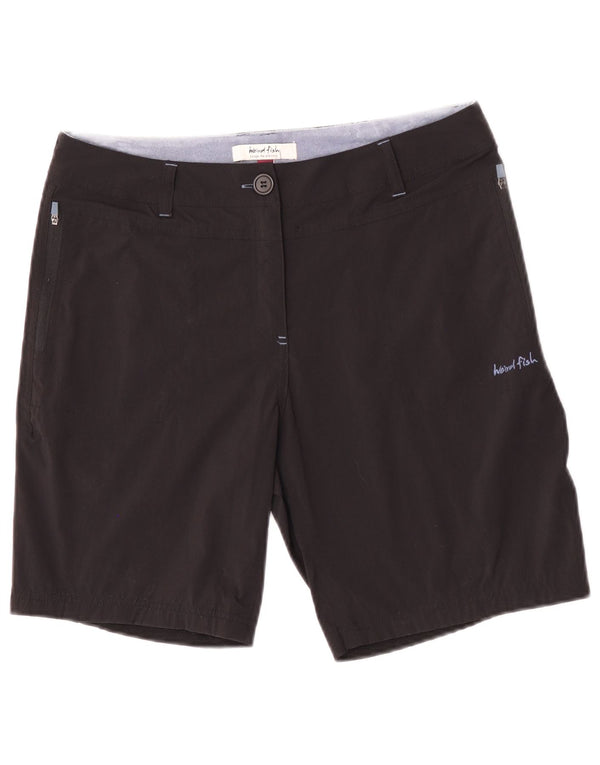 Pantaloncini da trekking da donna Weird Fish UK 10 piccoli W30 neri