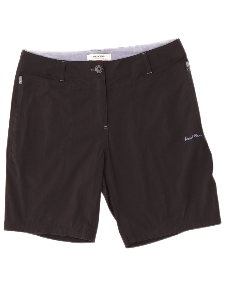Pantaloncini da trekking da donna Weird Fish UK 10 piccoli W30 neri