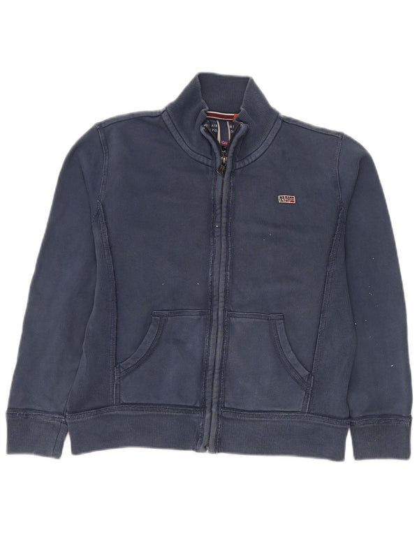Giacca da tuta da ragazzo Napapijri 11-12 anni in cotone blu navy