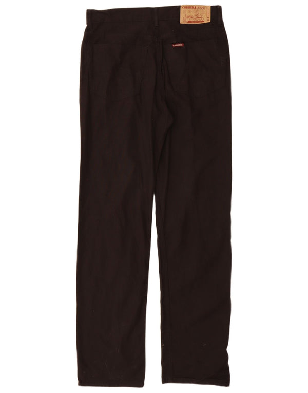 Pantaloni casual dritti da uomo Carrera IT 48 medio W33 L33 cotone nero