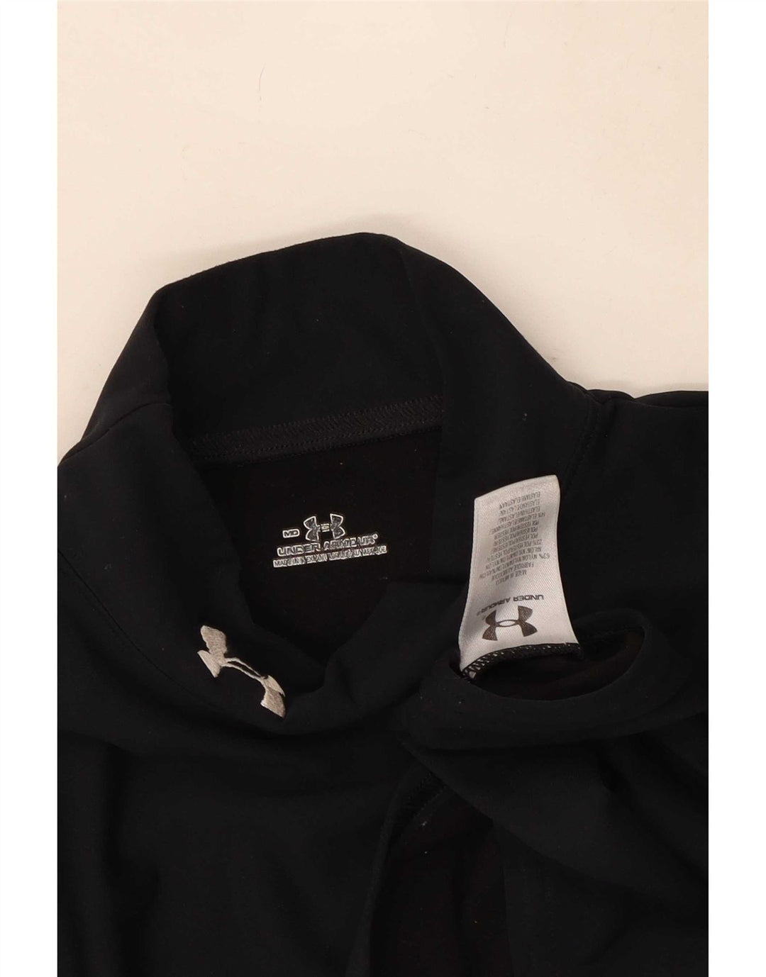 Maglia da uomo Under Armour a maniche lunghe in nylon nero medio