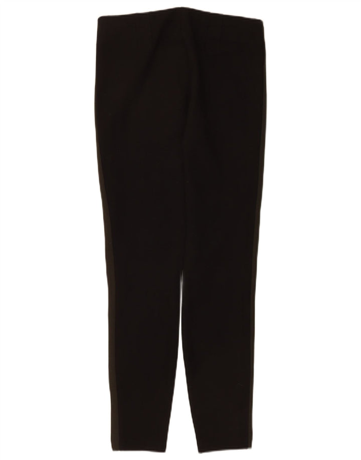 Pantaloni da tuta da donna Zara UK 12 viscosa color block medio nero