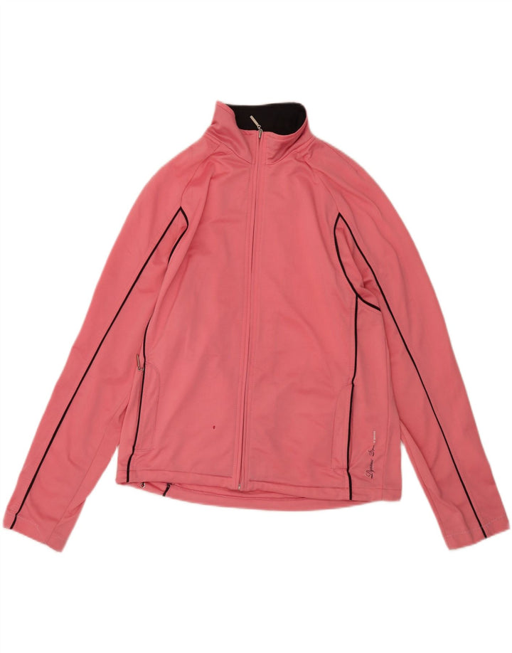 Giacca da tuta da donna Brugi UK 12 poliestere rosa medio