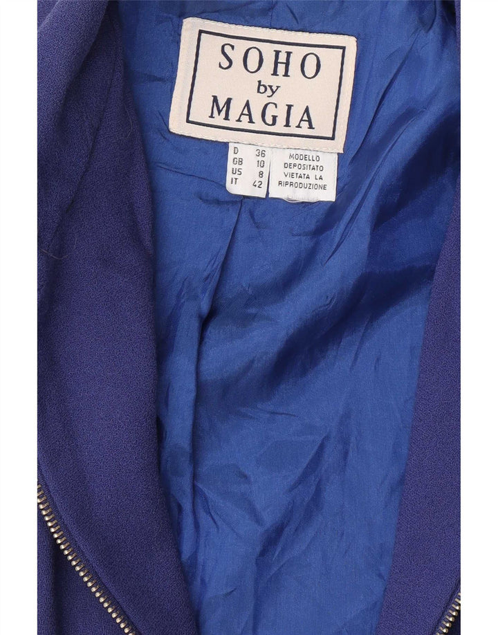 Giubbotto bomber Soho da donna Magia UK 10 piccolo blu navy