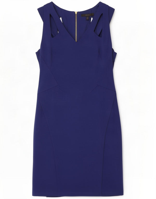 Abito aderente senza maniche da donna Coast UK 14 Large Blue Viscose