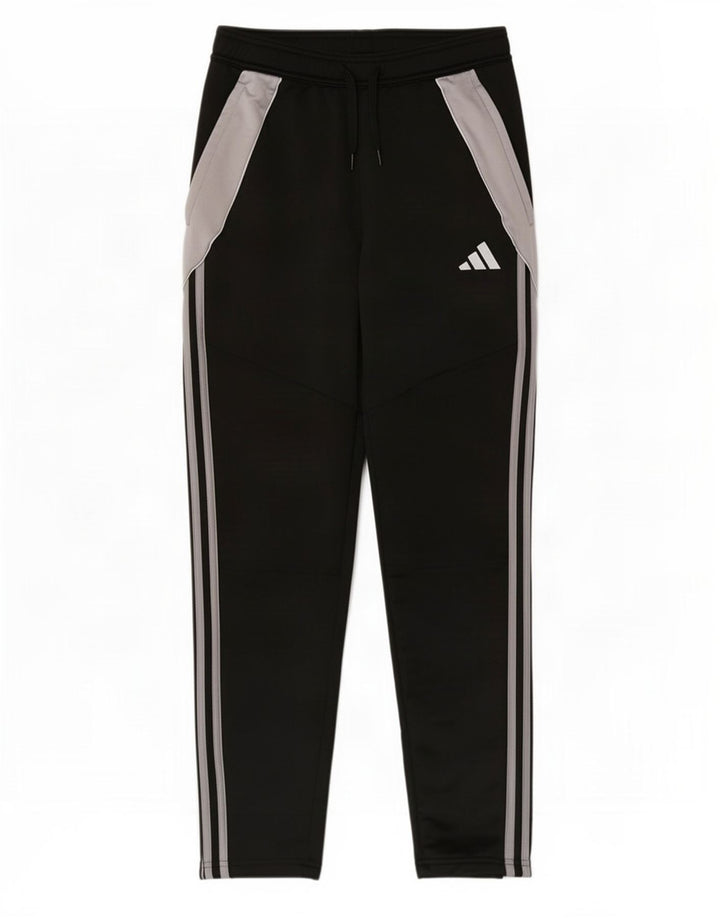Pantaloni da tuta da uomo Adidas Medium Black Colourblock in poliestere