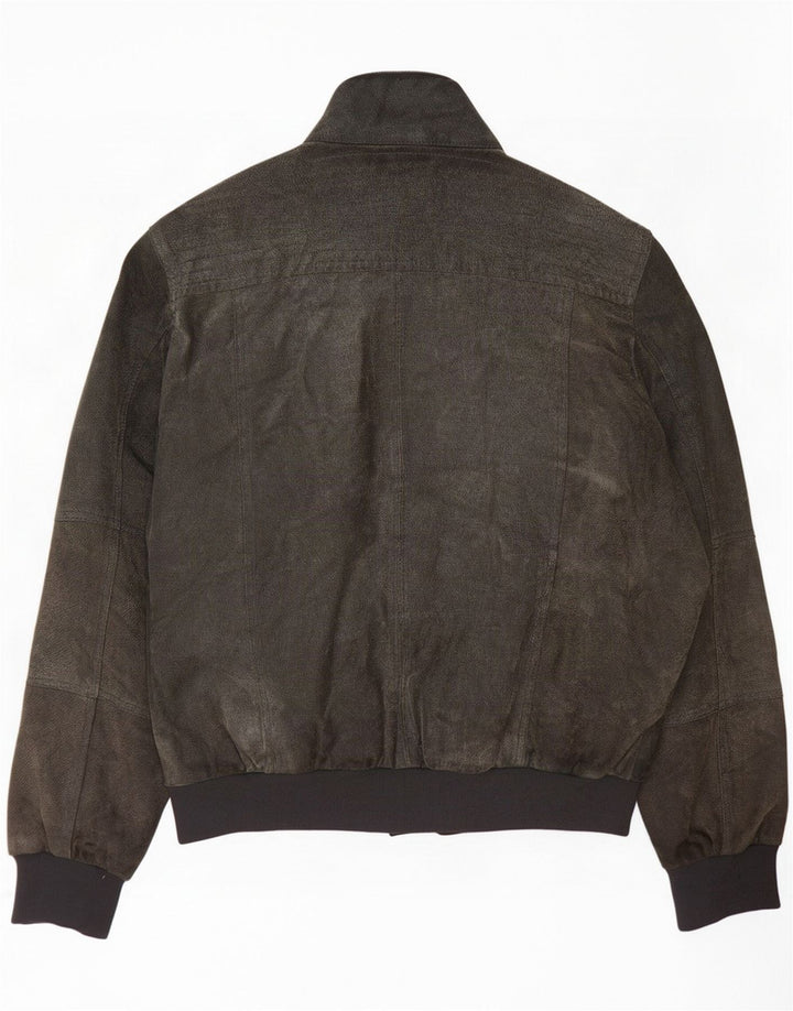 Bomber Uomo In Pelle Scamosciata Conbipel IT 54 XL Verde