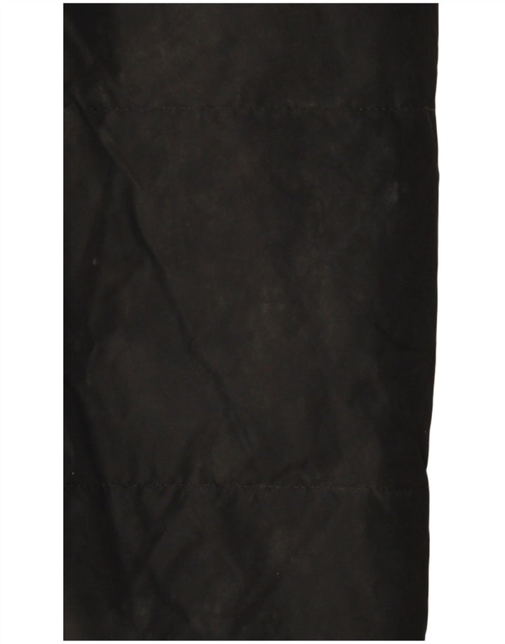 Gilet imbottito da uomo Harmont & Blaine UK 40 grande in pelle nera