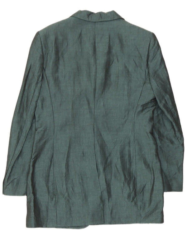 Giacca blazer da donna Misstwidd IT 44 Lino verde medio