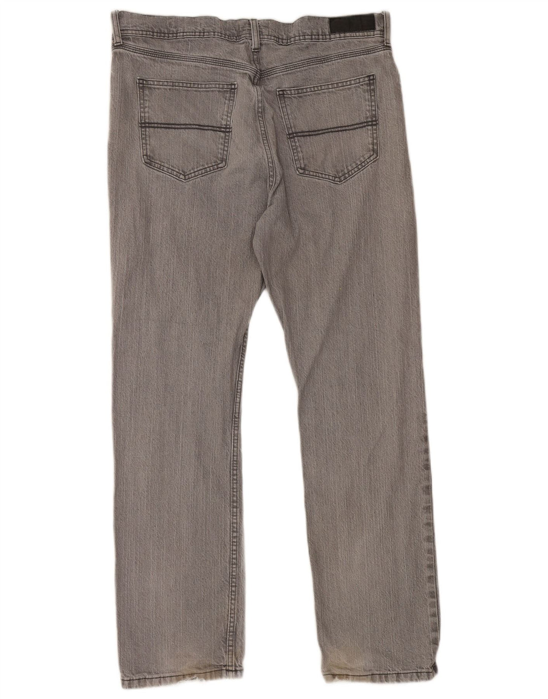 Jeans dritti regolari elasticizzati da uomo Marks & Spencer W36 L31 cotone grigio