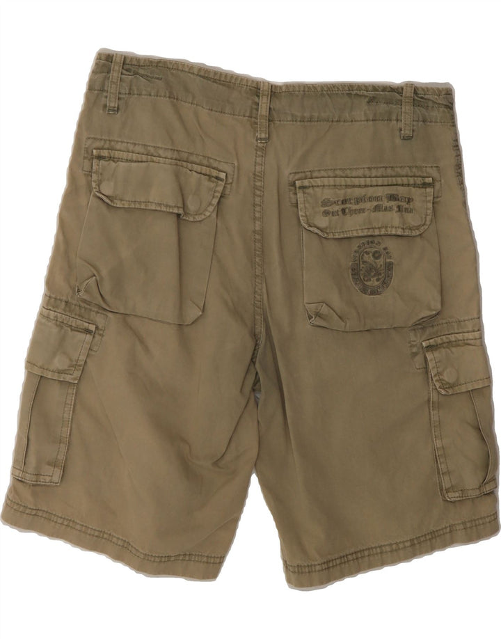 SCORPION BAY Mens Cargo Shorts W30 Medium  Brown Cotton Vintage Scorpion Bay and Second-Hand Scorpion Bay from Messina Hembry 