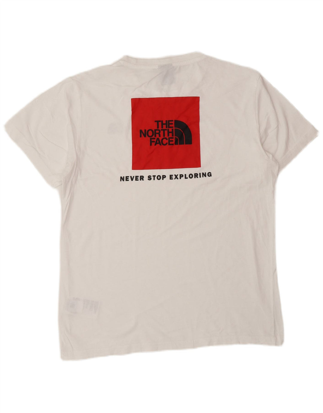 THE NORTH FACE T-shirt grafica da uomo piccola in cotone bianco