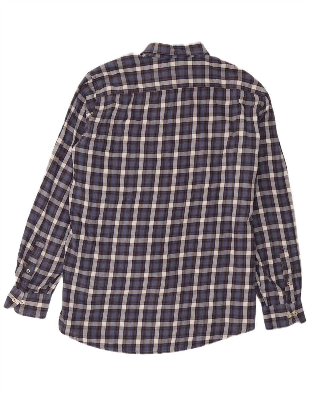 Camicia Carrera da uomo vestibilità regolare in flanella 2XL blu navy a quadri