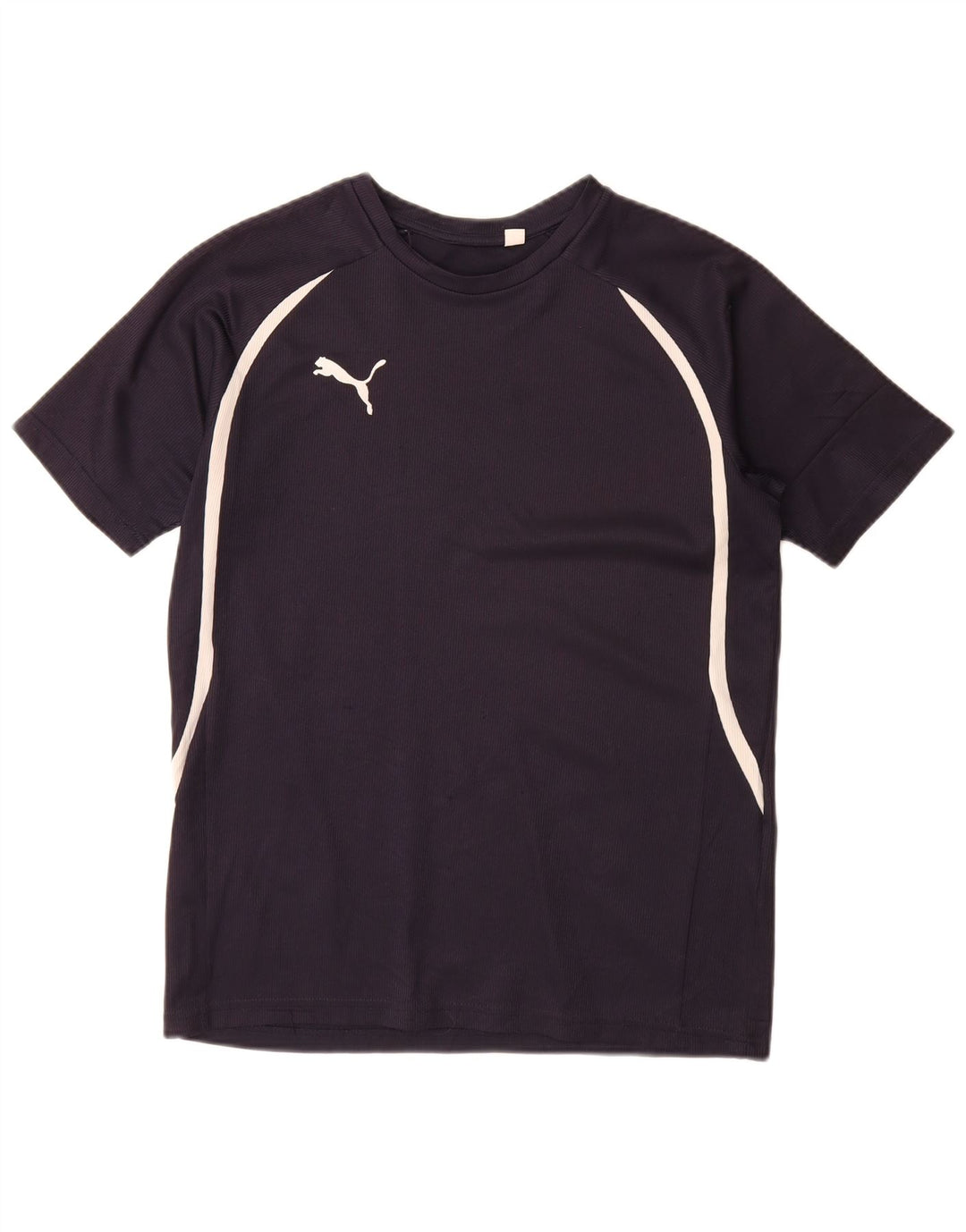 T-shirt PUMA da uomo Top Small blu navy color block