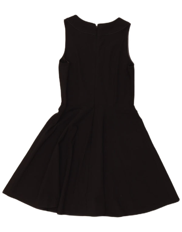 Abito a trapezio senza maniche da donna Oasis UK 12 Poliestere nero medio