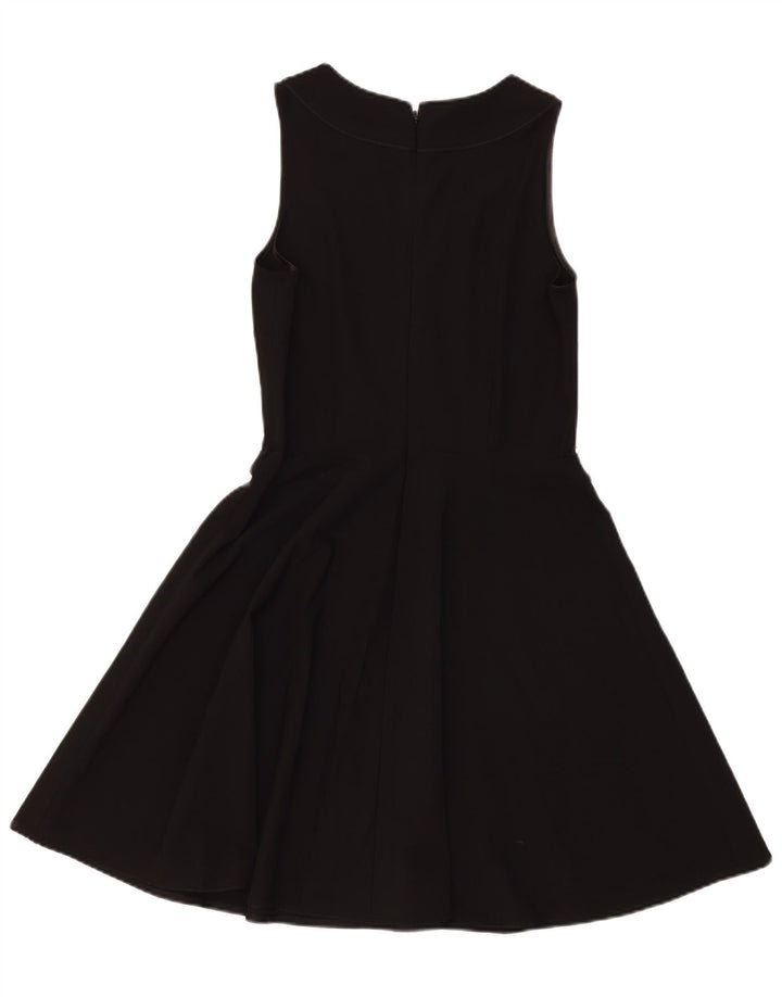 Abito a trapezio senza maniche da donna Oasis UK 12 Poliestere nero medio